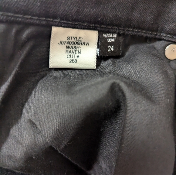 New Veronica Beard Debbie Skinny High-rise Plus Black Jeans..Size 24 (plus size) - Picture 4 of 6